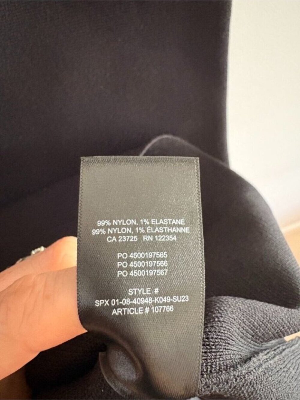 Aritzia Babaton Fissure Sculpt Knit Midi Dress Cut Out Black Size Small - Picture 7 of 7